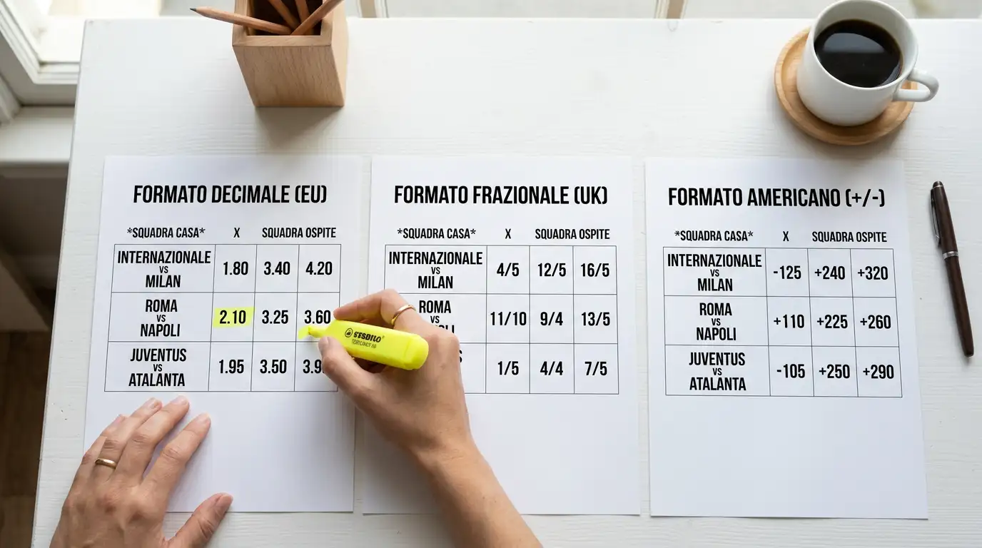 Formati delle quote nelle scommesse boxe: decimale, frazionario e americano